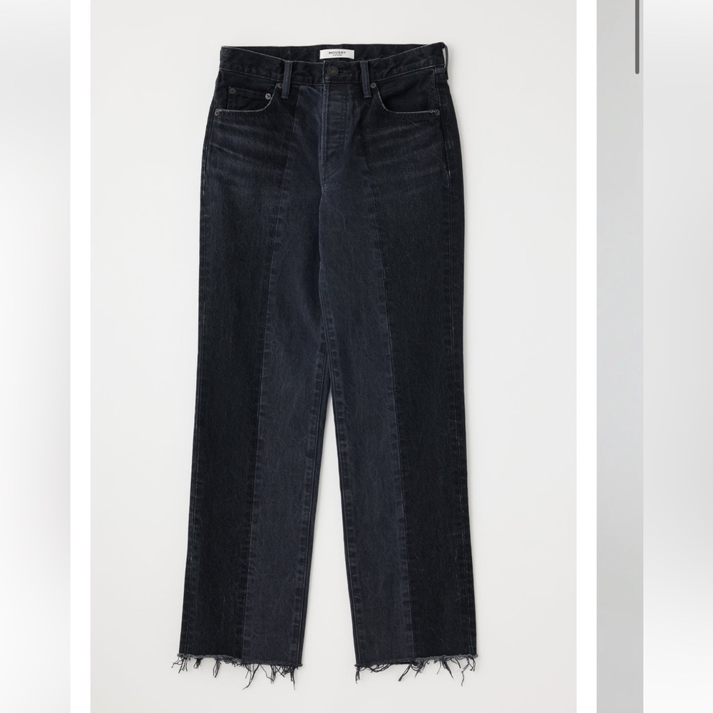 MOUSSY VINTAGE HEARTHSTONE STRAIGHT BLACK jeans size 24